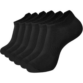 brookhaus Women Ankle Socks, 6/10 Pairs Athletic Socks for Women, Low Cut Running Cotton Socks, No-Show Sport Socks With Tab