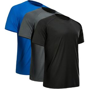 CE' CERDR Mens Workout Shirts Quick Dry Performance Short Sleeve Athletic Shirts