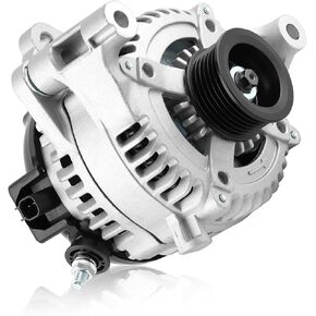 11584 Car Alternators 12V 160 Amp, 6-Groove Pulley Fit for Jeep Wrangler 2012-2018 V6 3.6L, Wrangler JK 2018 V6 3.6L Automotive Replacement Alternators 421000-0810, 68078950AA, 68078950AB