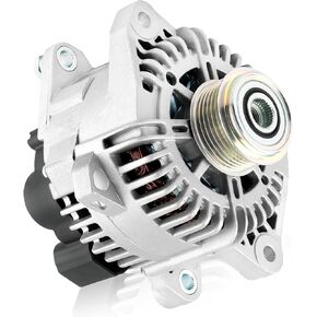 Farmer 11189 Car Alternators 12V 110 Amp, 6-Groove Pulley Fit for Hyundai Sonata 06-10, for Kia Forte Koup 10-13, Optima/Magentis 06-10, Forte5 12-13, Rondo 07-12 2.0L 2.4L Alternators 37300-25201