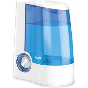 Vicks Warm Mist Humidifier - Air Humidifier for Bedroom, Home & Large Room, Baby, Kids and Adults Soothing Steam Vaporizer for Cough, Congestion, Allergies & Dry Air, VapoSteam Compatible