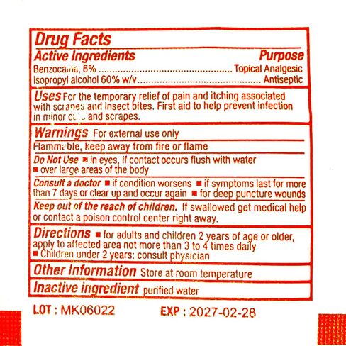 Sting Relief Pads (Box of 10) in Saudi Arabia