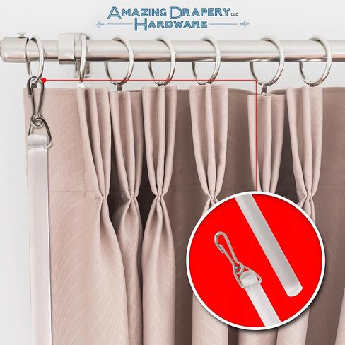Clear Acrylic Drapery Wand, 60-Inches, 2 Pack - Invisible & Sturdy Curtain Pull Rod - UV-Resistant - Ideal for High Hanging Drapes & Heavy Curtains in Homes & Offices, by Amazing Drapery Hardware in Saudi Arabia