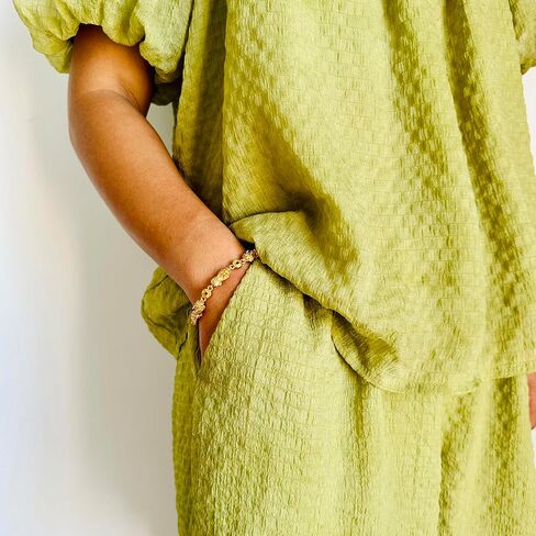 Fashion 18K Gold Plated Feng Shui Adjustable Wristband Pi Xiu Link Chain Bracelet in Saudi Arabia