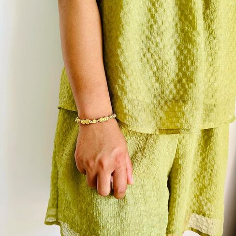 Fashion 18K Gold Plated Feng Shui Adjustable Wristband Pi Xiu Link Chain Bracelet in Saudi Arabia