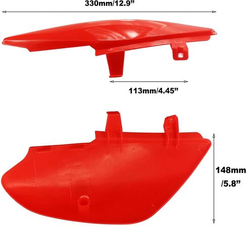 PRO BAT 7 PCs CRF50 Plastic Fender Kit XR50 Fairing Fender Kit Motorcycle Complete Fender Fairing Body Work Kit Fit for CRF 50 XR 50 SDG SSR 107 110 125 Pit Dirt Bike, Red in Saudi Arabia
