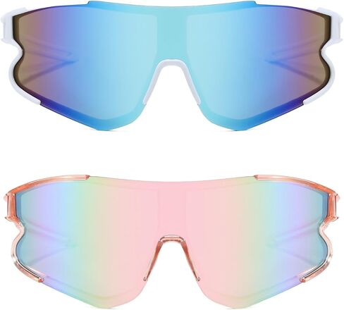 2Pack Youth Baseball Sunglasses for Boys Girls Kids Sports Sunglasses Age 6-12 Softball Tennis Cycling Shades in Saudi Arabia