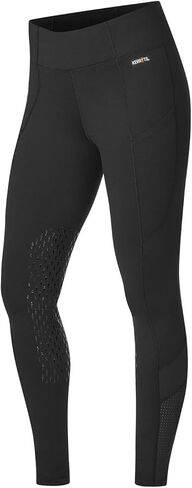Kerrits Women's Free Style Knee Patch Horse Riding Tights – Silicone Grip Horse Riding Tights with Pockets Stretch & Coverage in Kuwait