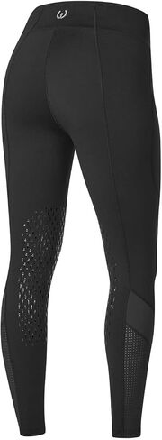 Kerrits Women's Free Style Knee Patch Horse Riding Tights – Silicone Grip Horse Riding Tights with Pockets Stretch & Coverage in Kuwait