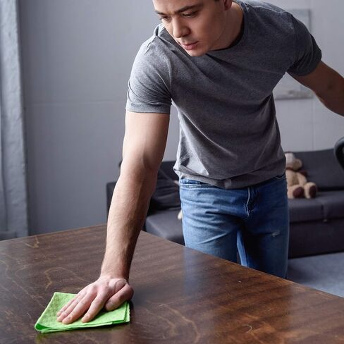 Magic Clean for Home Use - Bio-Degradable Multipurpose Cleaner Wipes with Slow Release Soap Imbedded in the Wipe, Reusable Cloth Unitl Soap Finishes. Clean up to 215 Sq/f per Cleaning Cloth. in Saudi Arabia