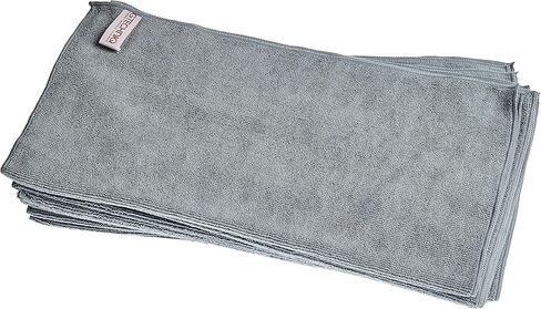 Gtechniq MF1 ZeroR Microfibre Buff Cloth x 10 Pack - Residue Removal, Sealant Applicator, Shine Cleaner - Short Pile 300GSM High Polyamide Content, Soft Touch Chamois in Kuwait