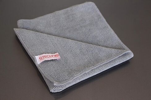 Gtechniq MF1 ZeroR Microfibre Buff Cloth x 10 Pack - Residue Removal, Sealant Applicator, Shine Cleaner - Short Pile 300GSM High Polyamide Content, Soft Touch Chamois in Kuwait