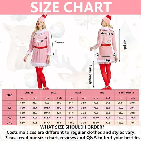 Elf Costume for Women Adult Christmas Deluxe Pink Fancy Dress Festive Costume Xmas Party Cosplay Outfits in Saudi Arabia