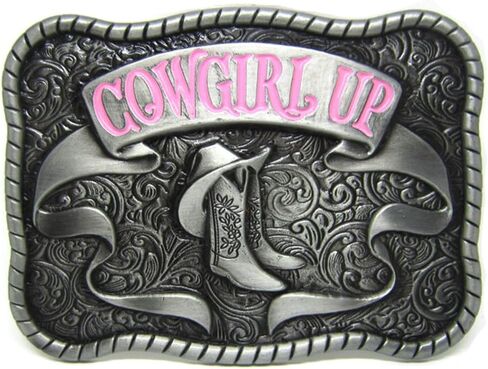 MASOP VOGU Cowgirl Up Western Cowgirl Rodeo Belt Buckle Women Girls Fashion Jean's Accessory in Kuwait