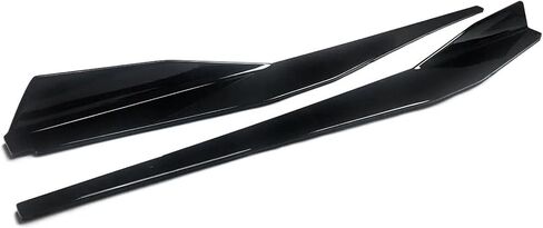 Car Side Skirt Rocker Panel Exterior Splitter Wing Compatibility with Corvette C8 Splitter Diffuser Body Accessories,Carbon Fiber in Saudi Arabia