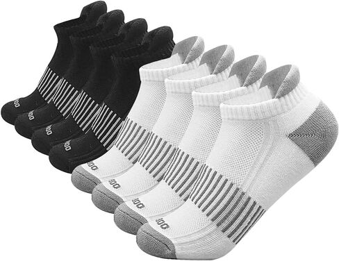 Running Socks for Men and Women 4 Pairs, Ankle Athletic Sports Socks, Performance Comfort Low Cut Tab in Saudi Arabia
