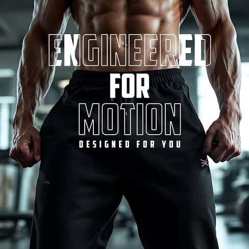 Joggers Pant for Men. Comfortable Athletic Sweatpants for Gym, Running, Sports, Casual Wear | Soft, Stretchable in Saudi Arabia