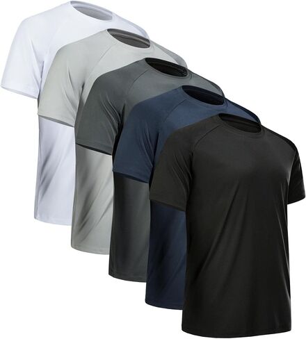 CE' CERDR Mens Workout Shirts Quick Dry Performance Short Sleeve Athletic Shirts in Saudi Arabia