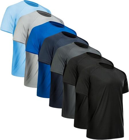 CE' CERDR Mens Workout Shirts Quick Dry Performance Short Sleeve Athletic Shirts in Saudi Arabia