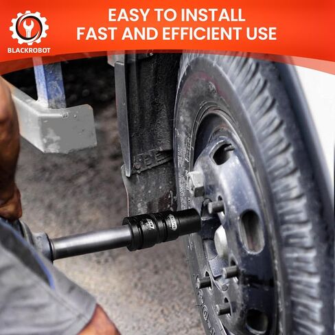 1/2"F To 3/4"M Impact Socket Adapter, Cr-Mo Steel Exceeds ANSI Standards, Square Drive Reducer for Impact Driver Wrench in Kuwait