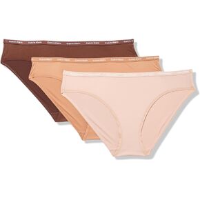 Calvin Klein Women's Luxe Comfort Micro Stretch Bikini Panties, 3 Pack