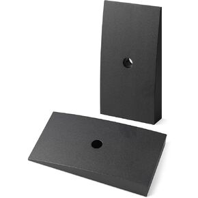 Rear Suspension Leaf Spring Shim Kit Rear 6 Degree, 2.5 Inches Wide Replace 18206.01 MS-WSC60 Fit for 1976-86 Jeep CJ5/CJ7 and 1987-95 Jeep Wrangler models (Black)
