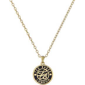 Ted Baker London Monella Monogram Button Pendant Necklace For Women