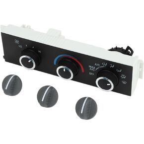HVAC A/C Heater Climate Control Panel AC Heater Climate Control Switch Unit for Chevrolet Express 1500 2500 3500 4500 Plastic Black