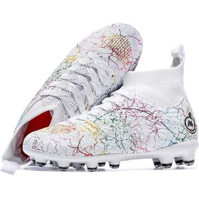 Boy Soccer Cleats Big Kids Soccer Shoes Professional Soccer Cleats Shoes,Unisex Soccer Sneakers for Little Kids Athletic