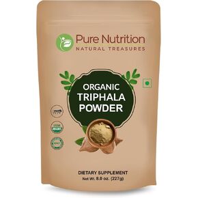 Pure Nutrition Triphala Extract 700mg. (Equivalent to 1900mg Triphala Fruit Powder) Non GMO | Once Daily | 60 Days Supply.