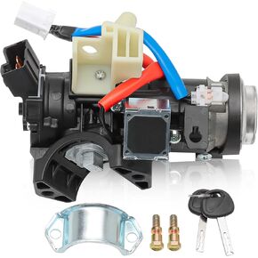 81910-M7110 Ignition Lock Cylinder & Housing for 2019-2021 Kia Forte, 2020-2022 Kia Soul, 2021-2023 Kia Seltos Ignition Lock Switch Assembly with 2 Keys, Replaces 81900-M7E00 81905-M7140 Ignition Kits