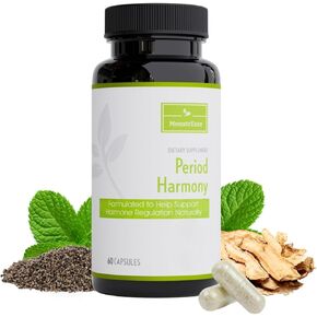 Mood Support & Hormone Balance for Women, Plant-Based Menopause Support & PMS Relief with Magnesium, Black Cohosh, St Johns Wort, Vitex, Ashwagandha &B6 Vitamins, 30 Serves