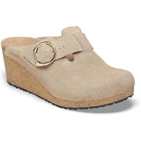 Birkenstock London Shearling Suede Leather Shoes