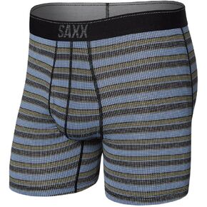 SAXX Underwear Co. Men's Quest Quick Dry Mesh Boxer Brief Fly With Built-In Pouch Support, Core