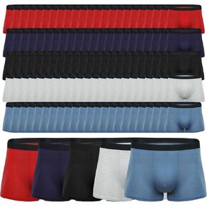 125 Packs Mens Cotton Briefs Bulk Breathable Comfortable Underwear Assorted Size and Color Multipacks for Men Shelter Donating Homeless Small Business