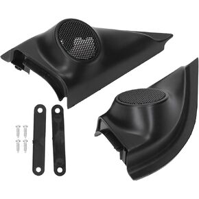 2pcs Door Pillar Tweeter Cover Trim,Car A Pillar Speaker Pods Pillar Tweeter Pods Replacement for HR-V Vezel XR V 2013-2018