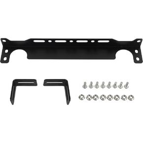 EVIL ENERGY Oil Cooler Mounting Bracket Kit Universal 330mm/13 inch Aluminum Alloy Black(Fit for British Radiator Oil Cooler)