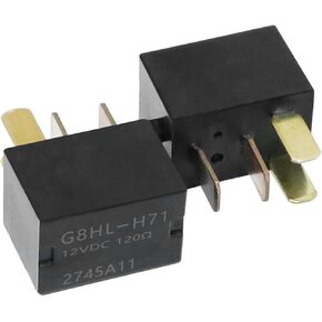 2 Pack AC Starter Relay Compatible with Accord Civic CR-V CR-Z Crosstour Element Insight Odyssey Pilot Acura TL TSX MDX, Replacement OEM Part Number #39794-SDA-A03 39794-SDA-A05 G8HL-H71