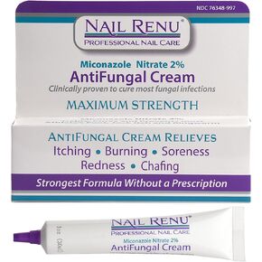 Miconazole Antifungal Cream | Skin and Foot Fungus Treatment Extra Strength | Miconazole Nitrate 2% for Jock Itch, Ringworm, and Athletes Foot (1oz)