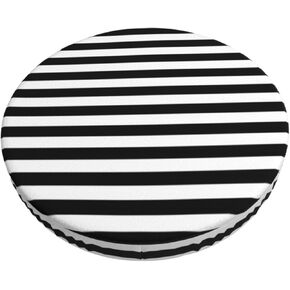 icomon 14 Inch Padded Sunflower Round Bar Stool Cover Cushion with Elastic Fabric Round Chair Seat Cushion for Wooden Metal Stools