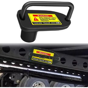 Tandem Slide Stopper for Semi Truck, Trailer Axle Stop Device, Strong Magnetic Lock Pin Stopper Uses for Semi Truck Accessories, Heavy Duty Steel Construction Refrigerator for Trailer.