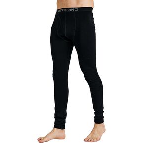 METARINO 100% Merino Wool Base Layer Men Pants -Midweight Thermal Underwear Bottoms for Skiing,Hiking,Cycling,Sports