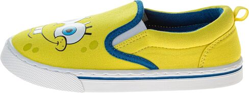 أحذية رياضية Sponge Bob Canva LowTops - أحذية رياضية Spongebob Squarepants منخفضة الأعلى للأطفال الأولاد والبنات (مقاسات 12-13 طفل صغير / 1-4 طفل كبير) in Saudi Arabia