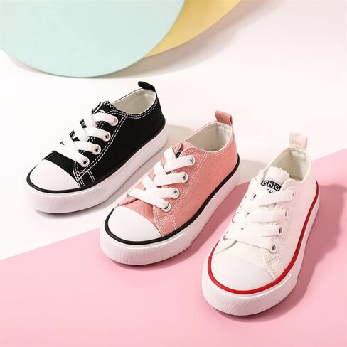 PATPAT Toddler Kid Canvas Sneaker Boys and Girls Slip On Sneakers Toddler Little Kid Big Kid Sneakers Shoes in Kuwait