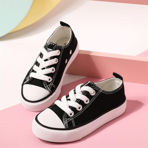 PATPAT Toddler Kid Canvas Sneaker Boys and Girls Slip On Sneakers Toddler Little Kid Big Kid Sneakers Shoes in Kuwait