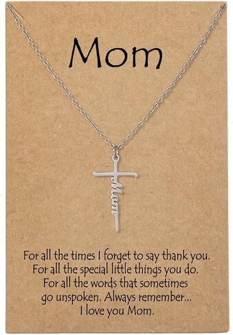 RAYSTAR Christmas Gifts - Faith Cross Necklace for Women Religious Christian Jewelry Gifts for Women Girls Mom Wife Grandma,Unique Birthday Gifts for Women in Saudi Arabia
