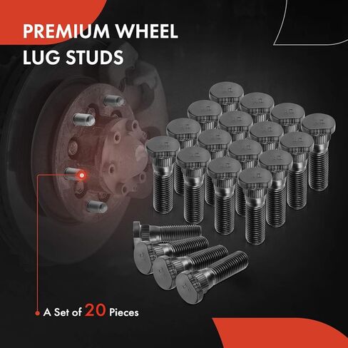 A-Premium M12-1.50 Wheel Studs Compatible with Dodge Stratus 2001-2006 Neon 2002-2005 SX 2.0 2003-2005 Chrysler Sebring PT Cruiser Neon 5-PC Set in Kuwait