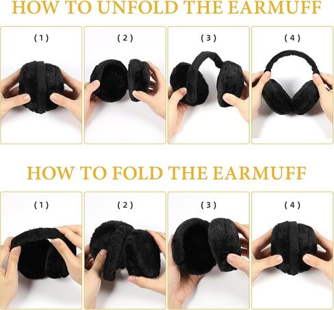 Winter Warm Plush Earmuff Women Earmuff Winter Ear Muffs Adjustable Ear Warmers for Windproof Men Girls Winter in Saudi Arabia