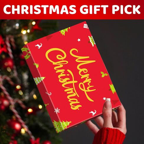 HAPPYPOP Christmas Gifts Stocking for Kids - Gingerbread Candy Socks, Xmas Gifts With Greeting Card in Saudi Arabia