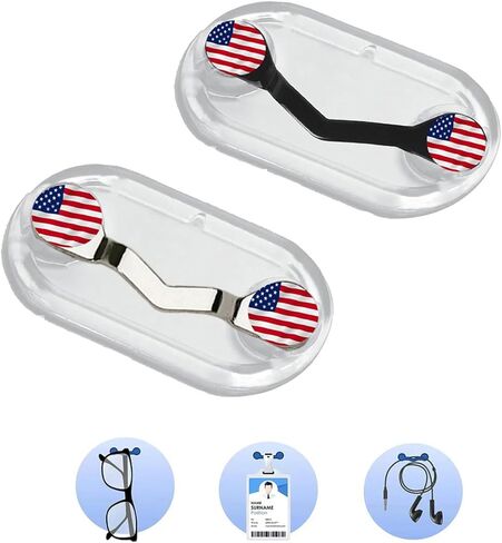 2 Pack Magnetic Eyeglass Holder for Shirt Magnet Sunglasses Holder Reading Glasses Eyeglasses Chains for Clothes in Saudi Arabia